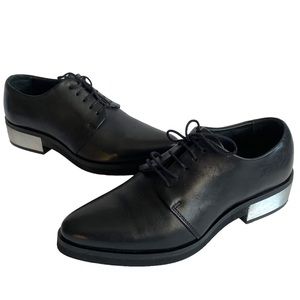 COS Point Toe lace up Oxfords with metal heel insert 7